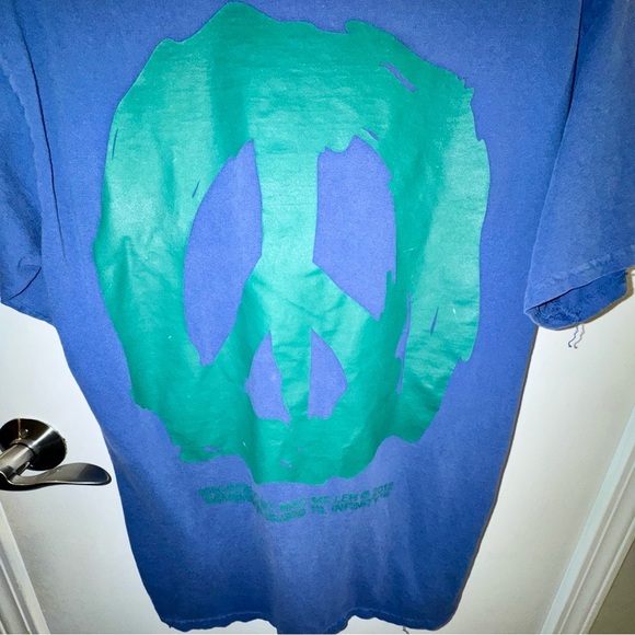 *FLAWS* Mac Miller Macadelic Blue Graphic T-Shirt - Picture 9 of 12